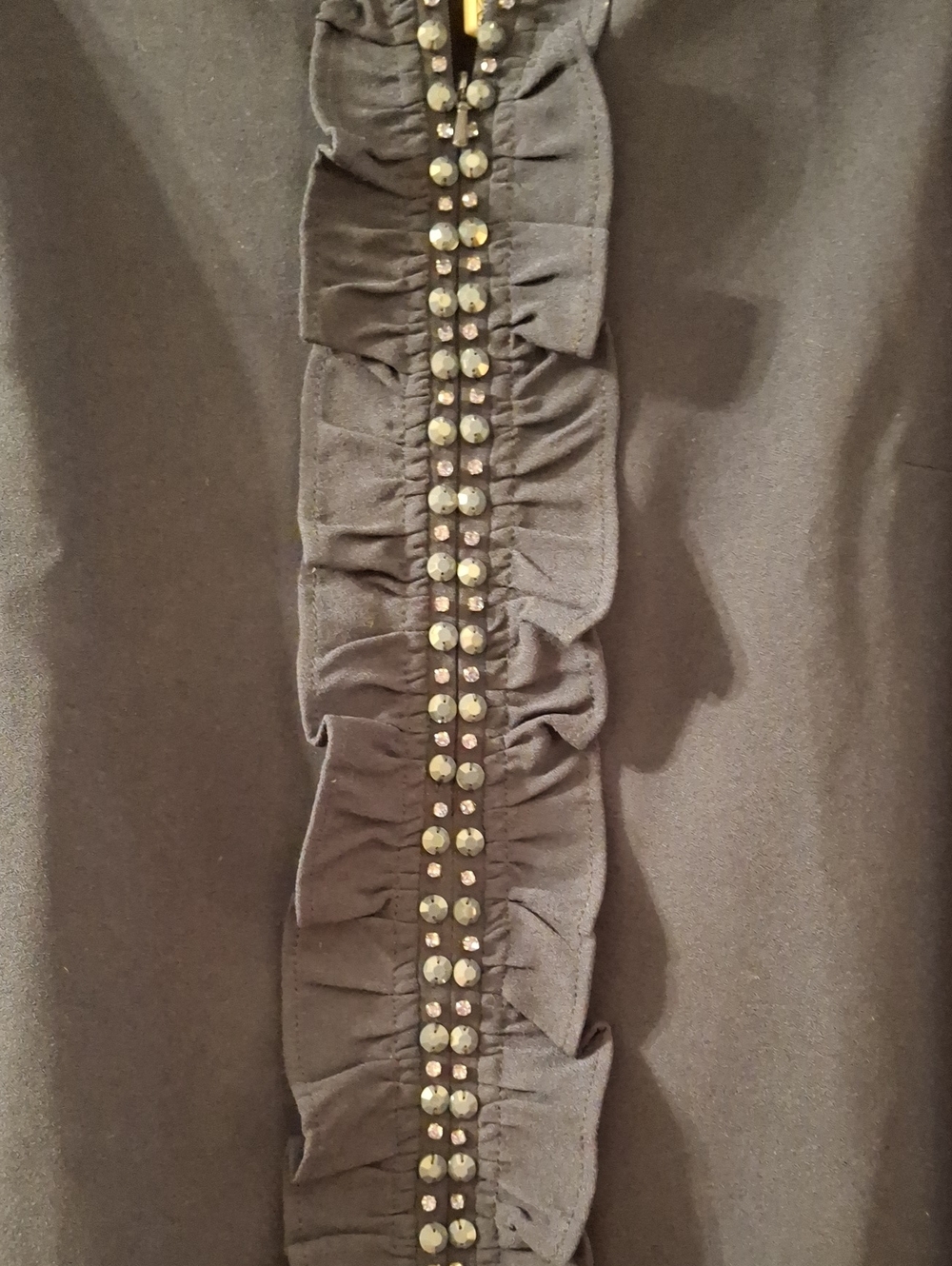 Lilly Pulitzer Adalee Ruffle Beaded Shift In True Navy - Picture 5 of 10